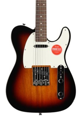 Squier Classic Vibe Baritone Custom Telecaster Guitar Body View